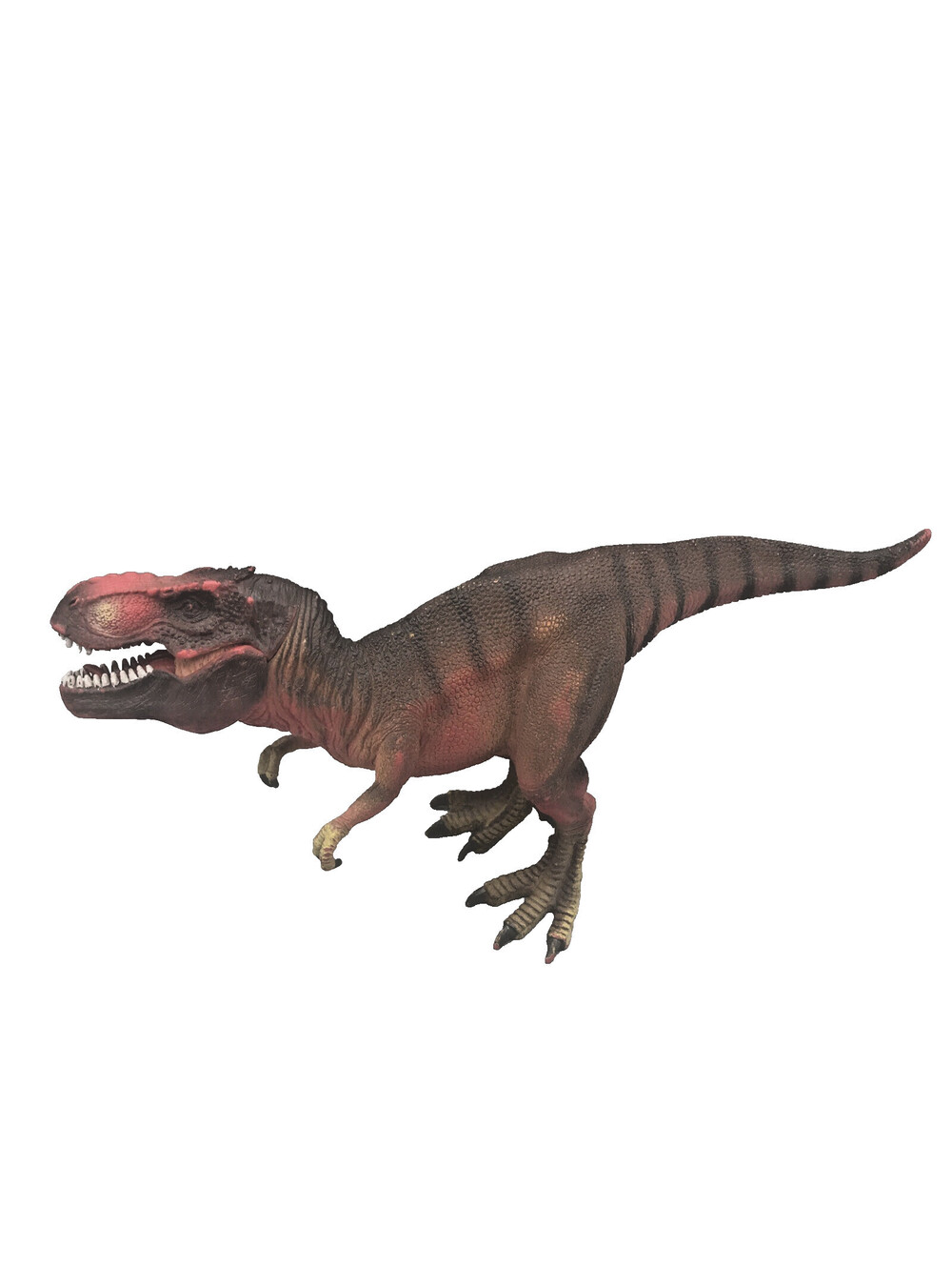2011 Red Schleich Tyrannosaurus Rex Dinosaur T Rex Figure Toy 5" x 11” Dino